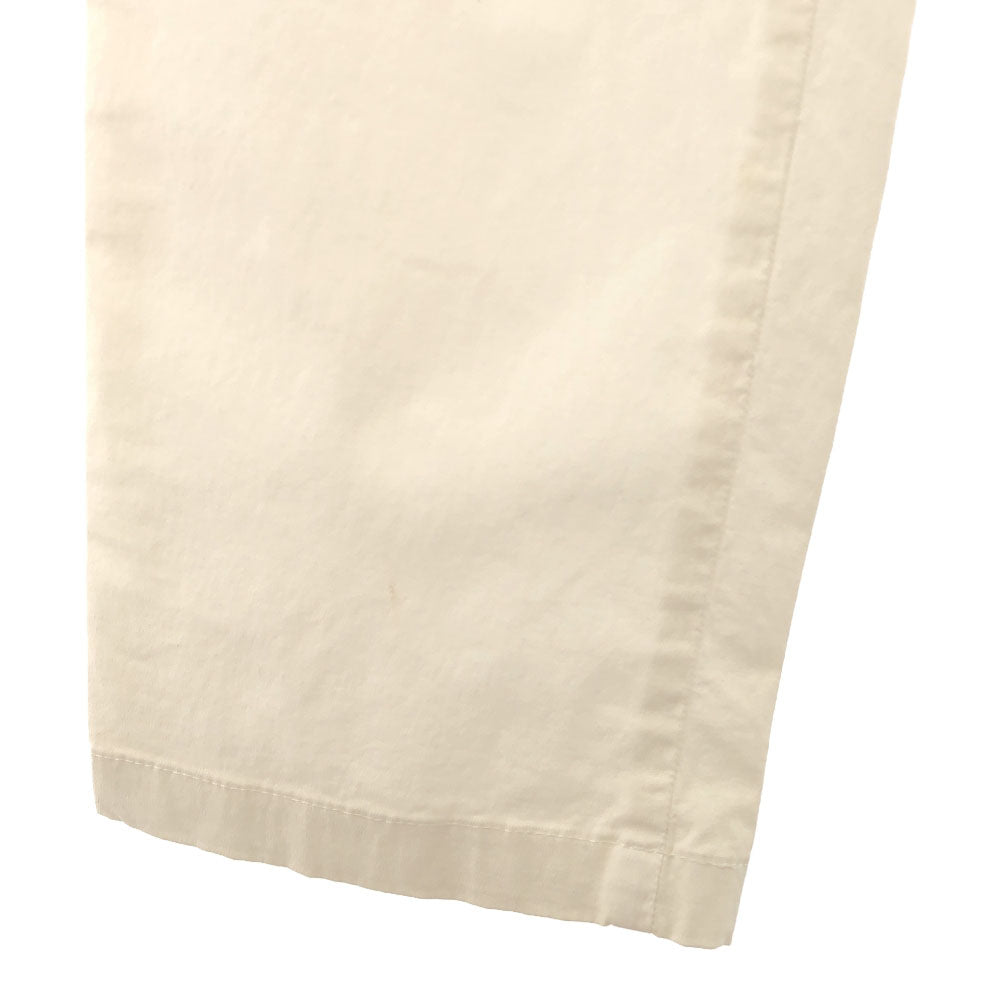 ビガーノ ツータック テーパードパンツ 44 ホワイト VIGANO QUARANLAQUALLRO メンズ