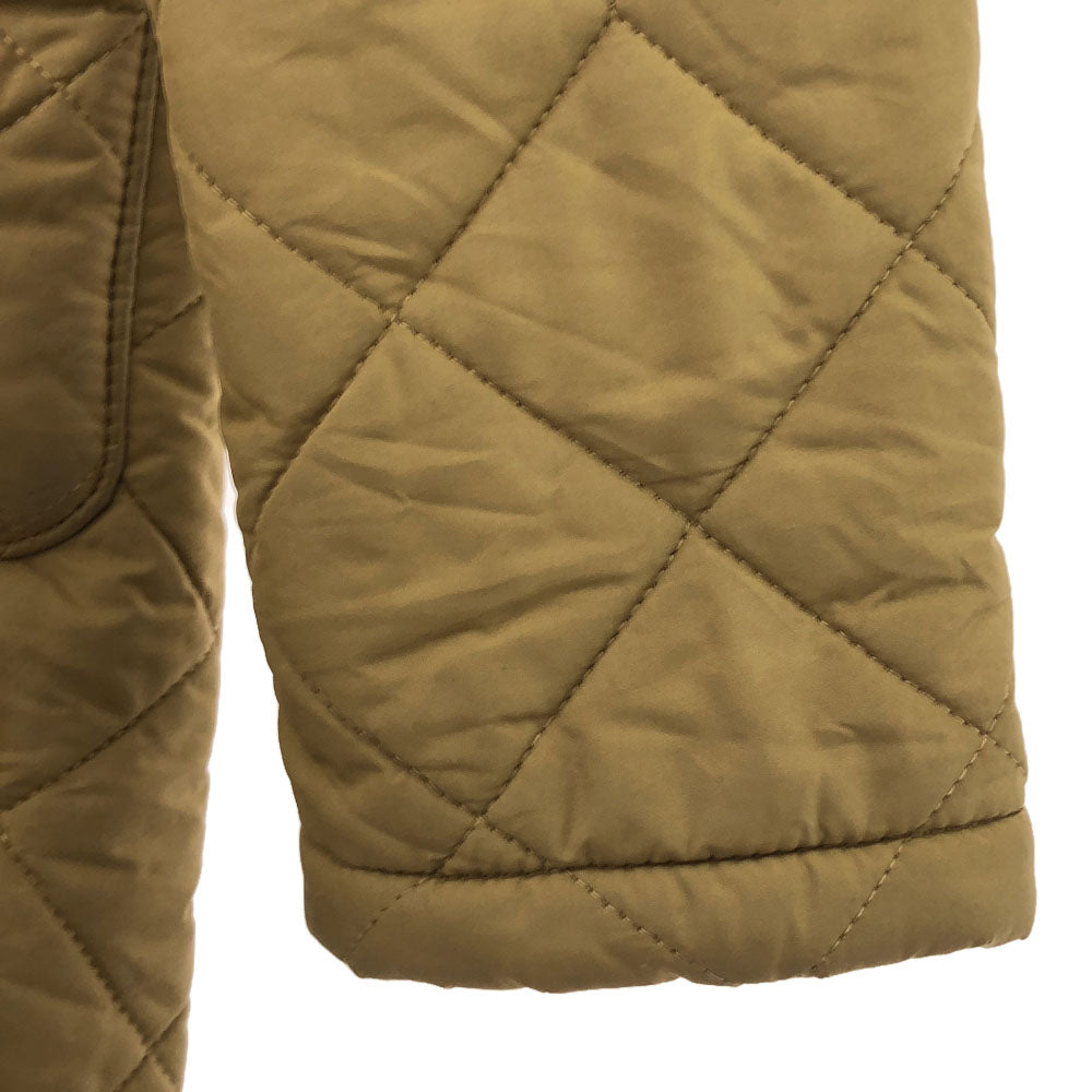 MACKINTOSH SCOTLAND マッキントッシュスコットランド フード付き キルティングコート 36 ベージュ 裏ボア レディース