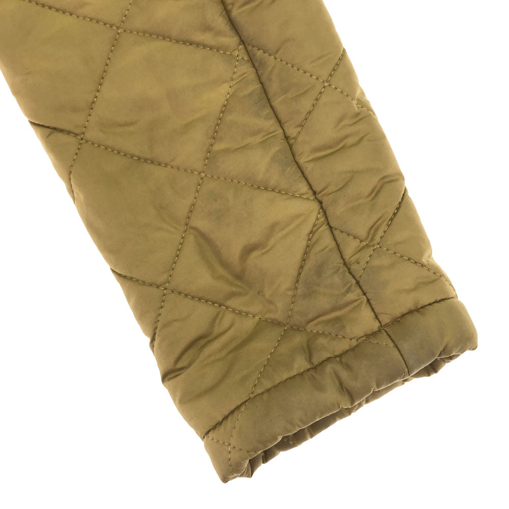 MACKINTOSH SCOTLAND マッキントッシュスコットランド フード付き キルティングコート 36 ベージュ 裏ボア レディース