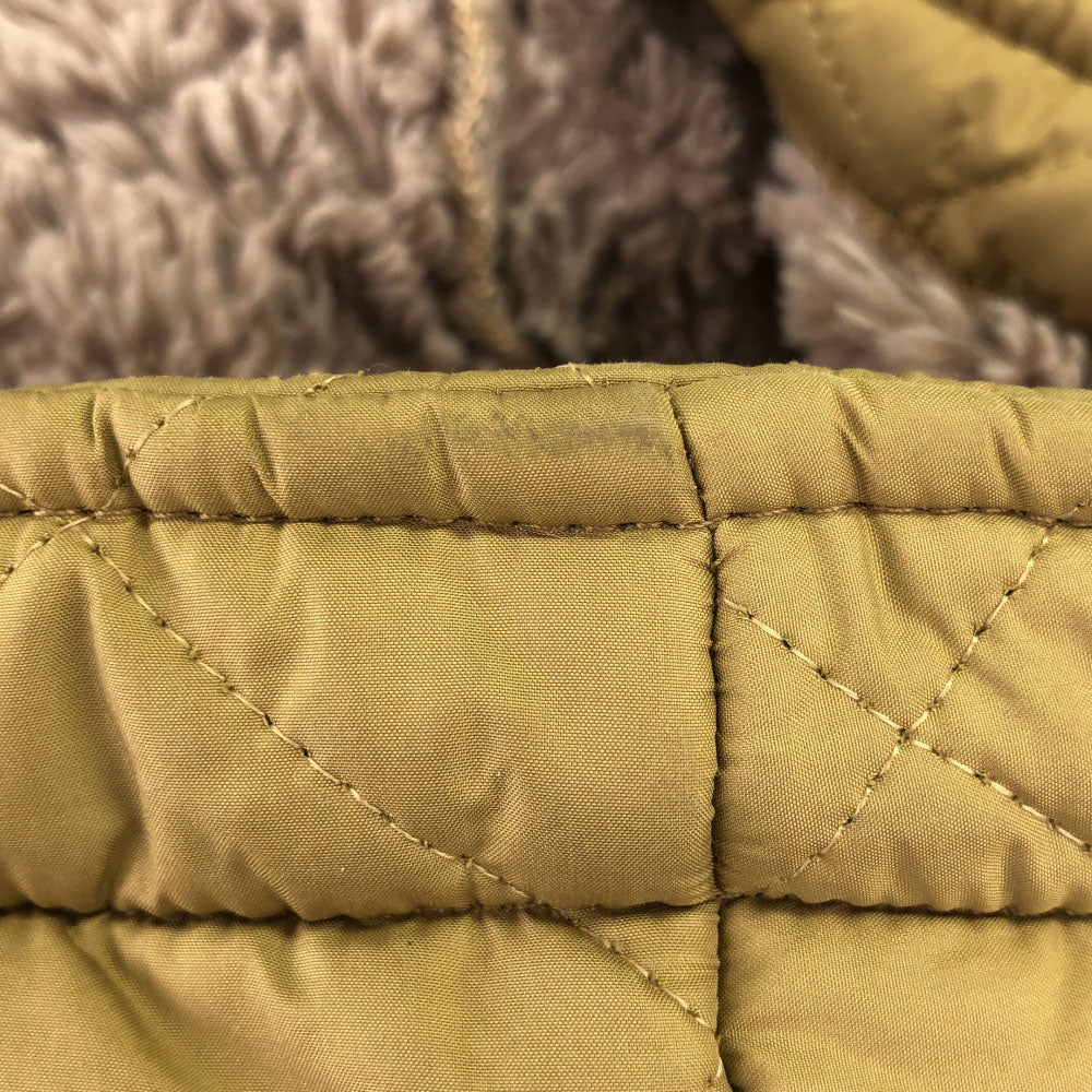 MACKINTOSH SCOTLAND マッキントッシュスコットランド フード付き キルティングコート 36 ベージュ 裏ボア レディース