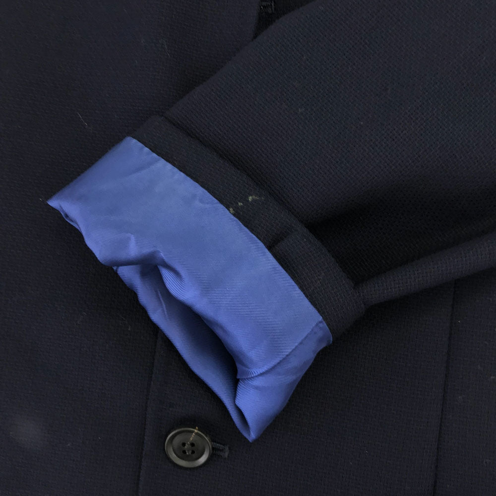 DANIEL CREMIEUX ダニエルクレミュ 日本製 ウール100% ロロピアーナ テーラードジャケット 48 ネイビー メンズ