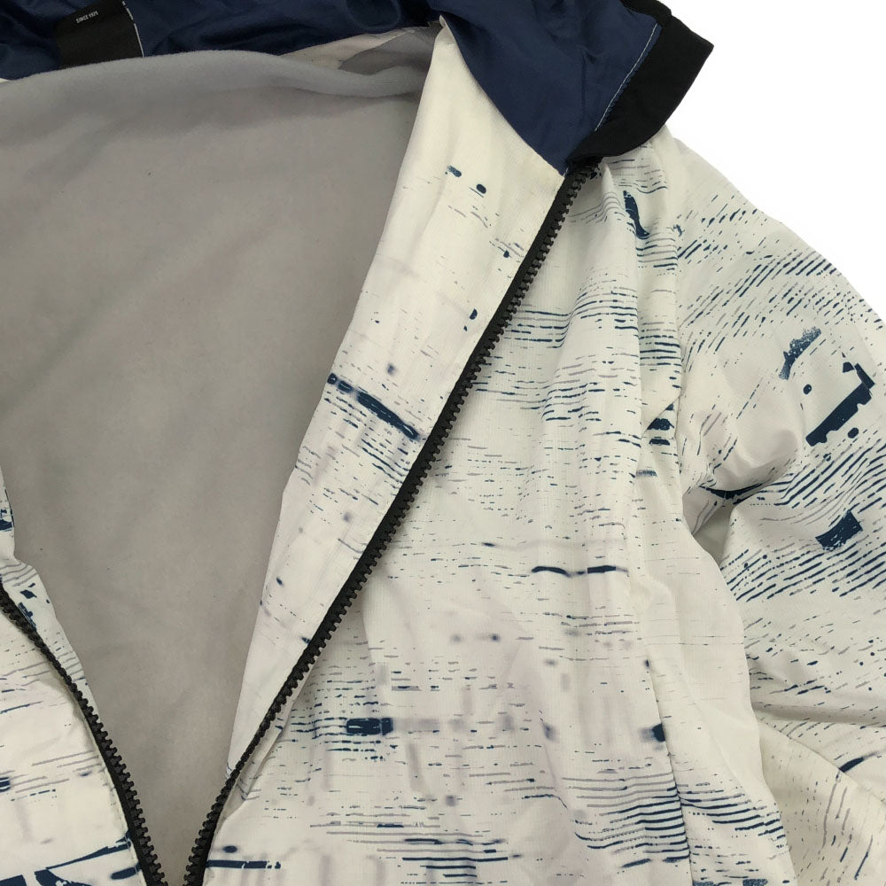 OAKLEY オークリー 総柄 ジップジャケット 2XL ホワイト ブルゾン ビッグサイズ 裏起毛 メンズ