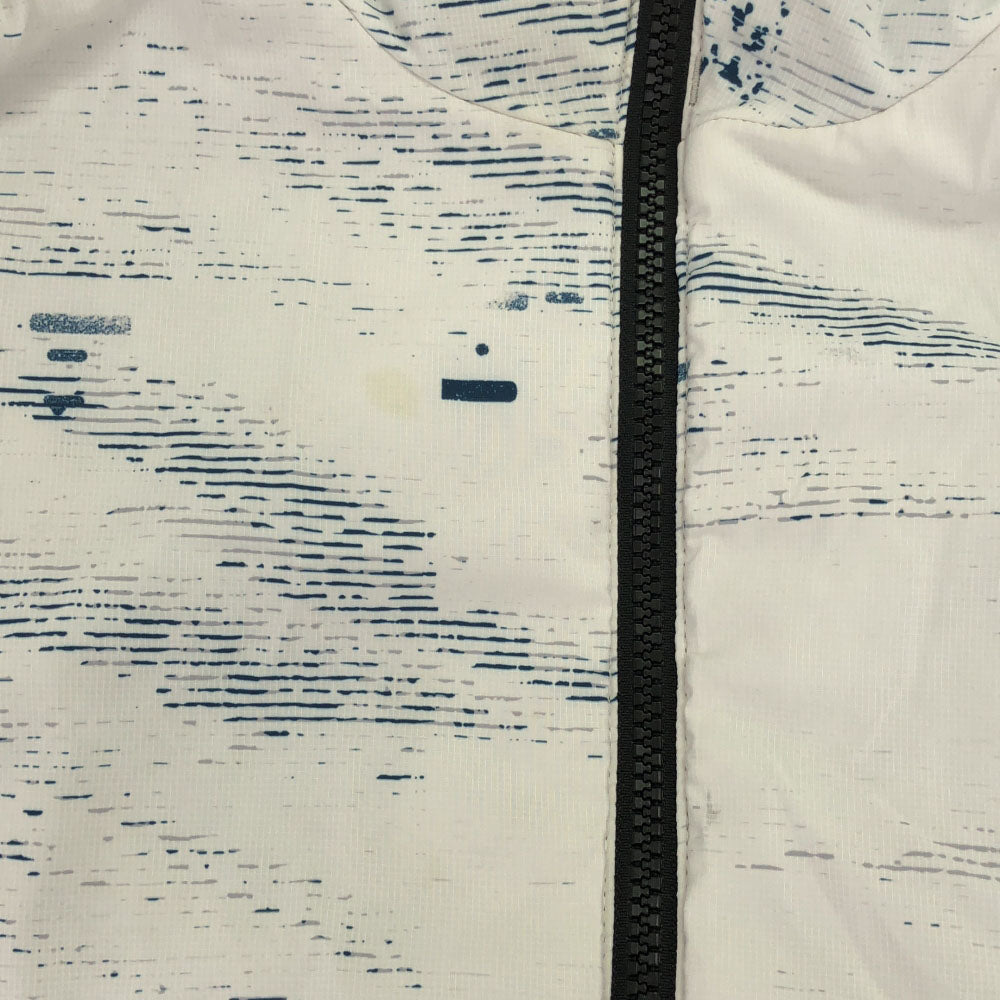 OAKLEY オークリー 総柄 ジップジャケット 2XL ホワイト ブルゾン ビッグサイズ 裏起毛 メンズ