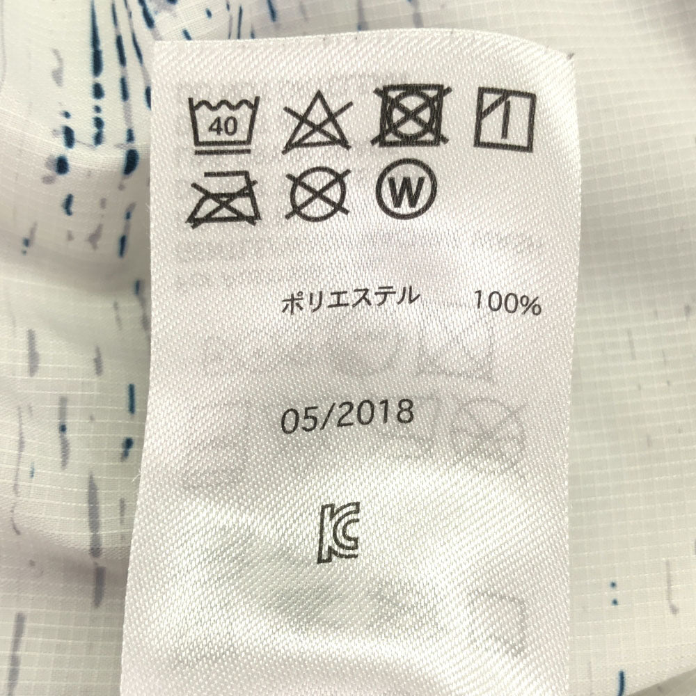 OAKLEY オークリー 総柄 ジップジャケット 2XL ホワイト ブルゾン ビッグサイズ 裏起毛 メンズ