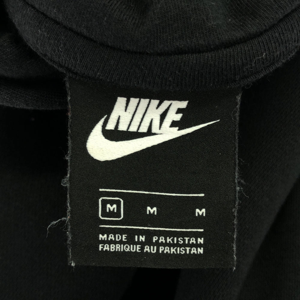 ナイキ ロゴ刺繍 長袖 スウェットパーカー M ブラック NIKE トレーナー プルオーバー メンズ