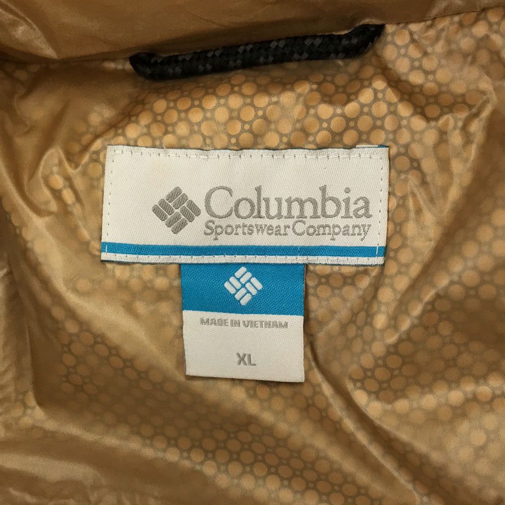 コロンビア 211WR7748 ロゴ刺繍 ノーザンゴージュ2 ダウンジャケット XL ベージュ Columbia OMNI-HEAT アウトドア レディース
