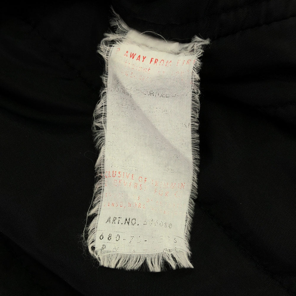 PUMA プーマ 90s オールド ヒットユニオン ロゴ刺繍 フード付き 中綿コート L ブラック系 メンズ