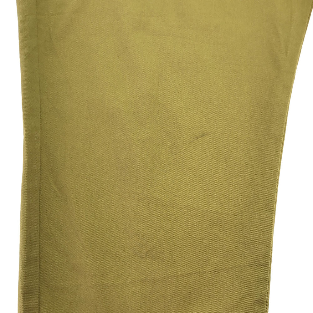 ディッキーズ ロゴワッペン ツータック テーパードパンツ w32 ベージュ Dickies メンズ