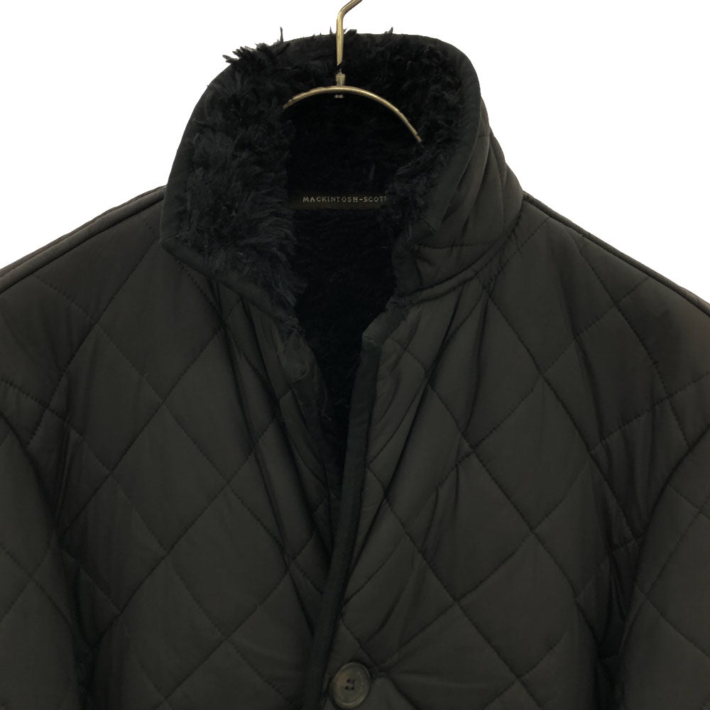 MACKINTOSH SCOTLAND マッキントッシュスコットランド 英国製 キルティングジャケット 38 ブラック 裏ボア レディース