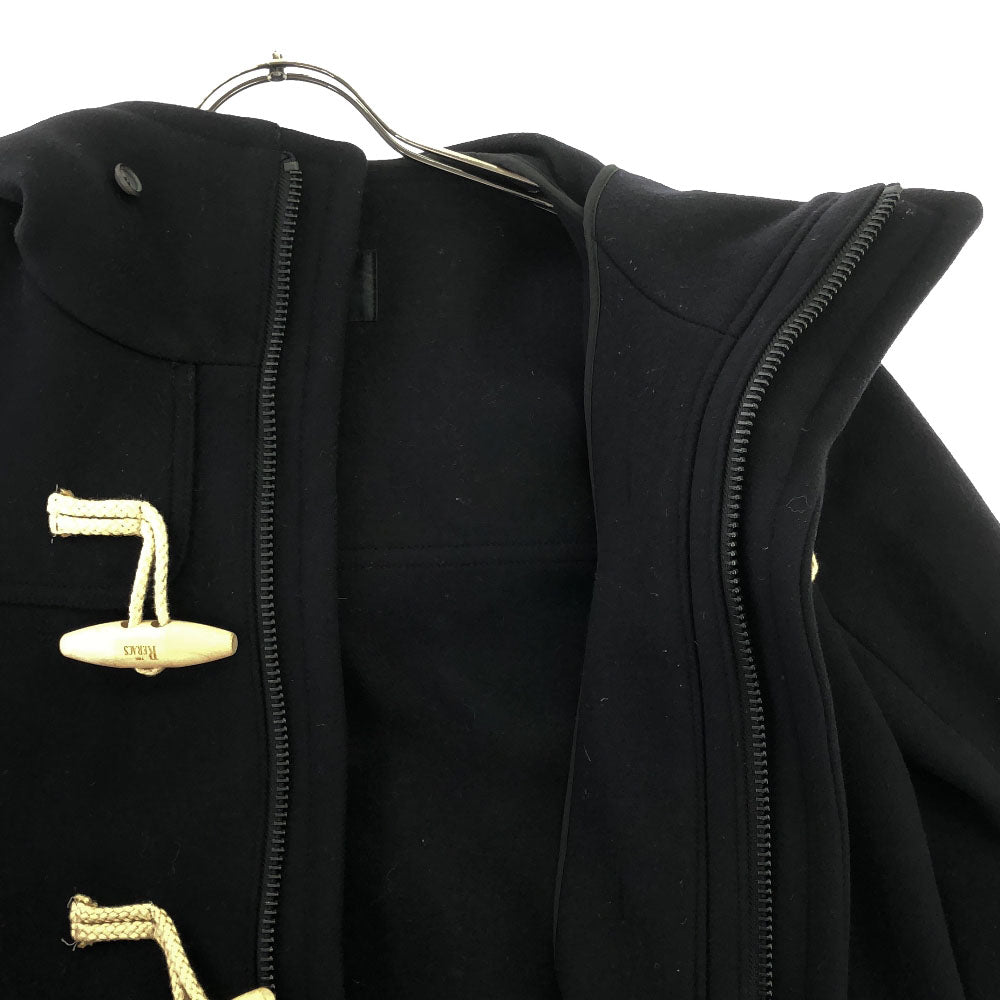 ザ リラックス 日本製 ウール100% ダッフルコート 36 ネイビー レディース