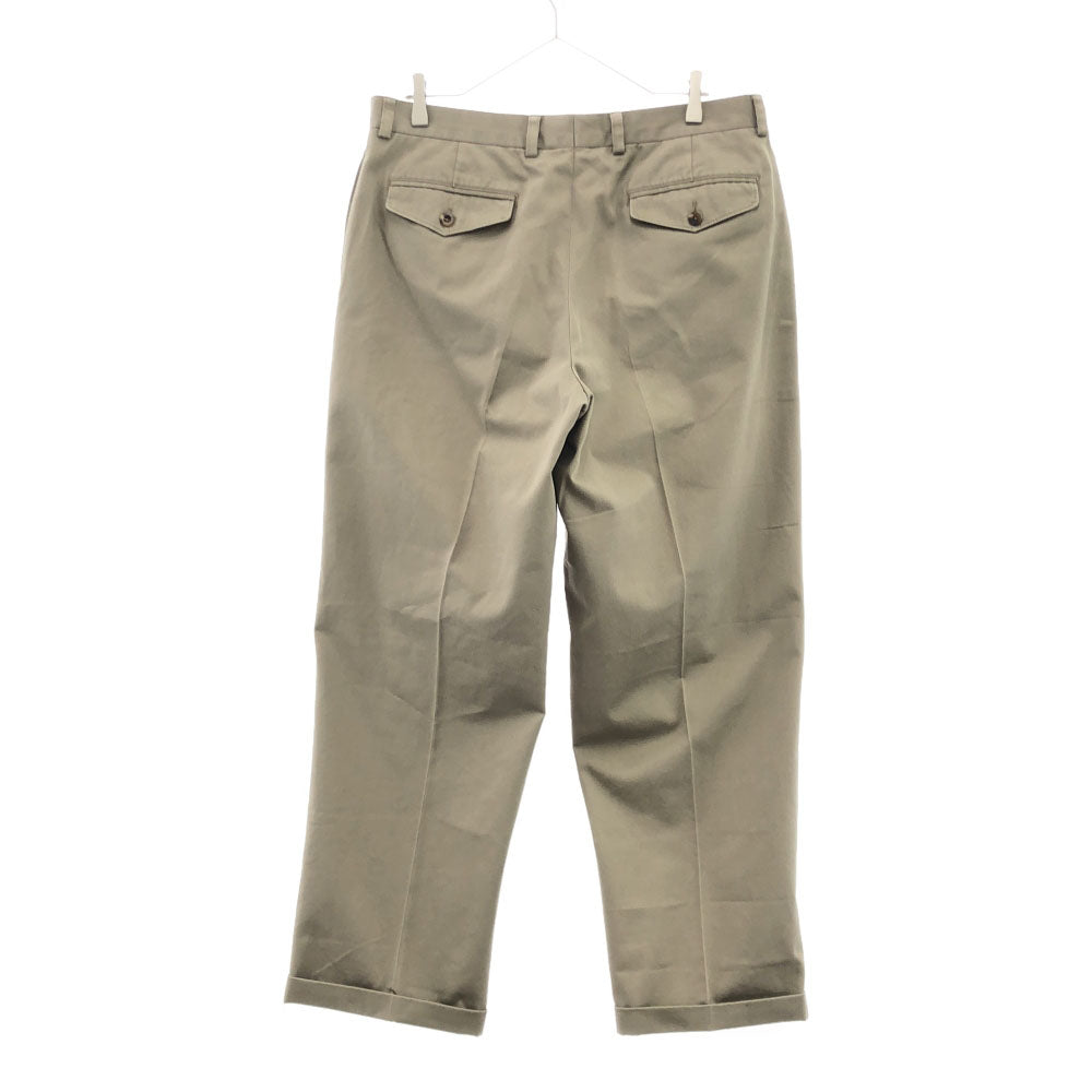 エルエルビーン スラックスパンツ w36 ベージュ L.L.Bean センタープレス アウトドア メンズ