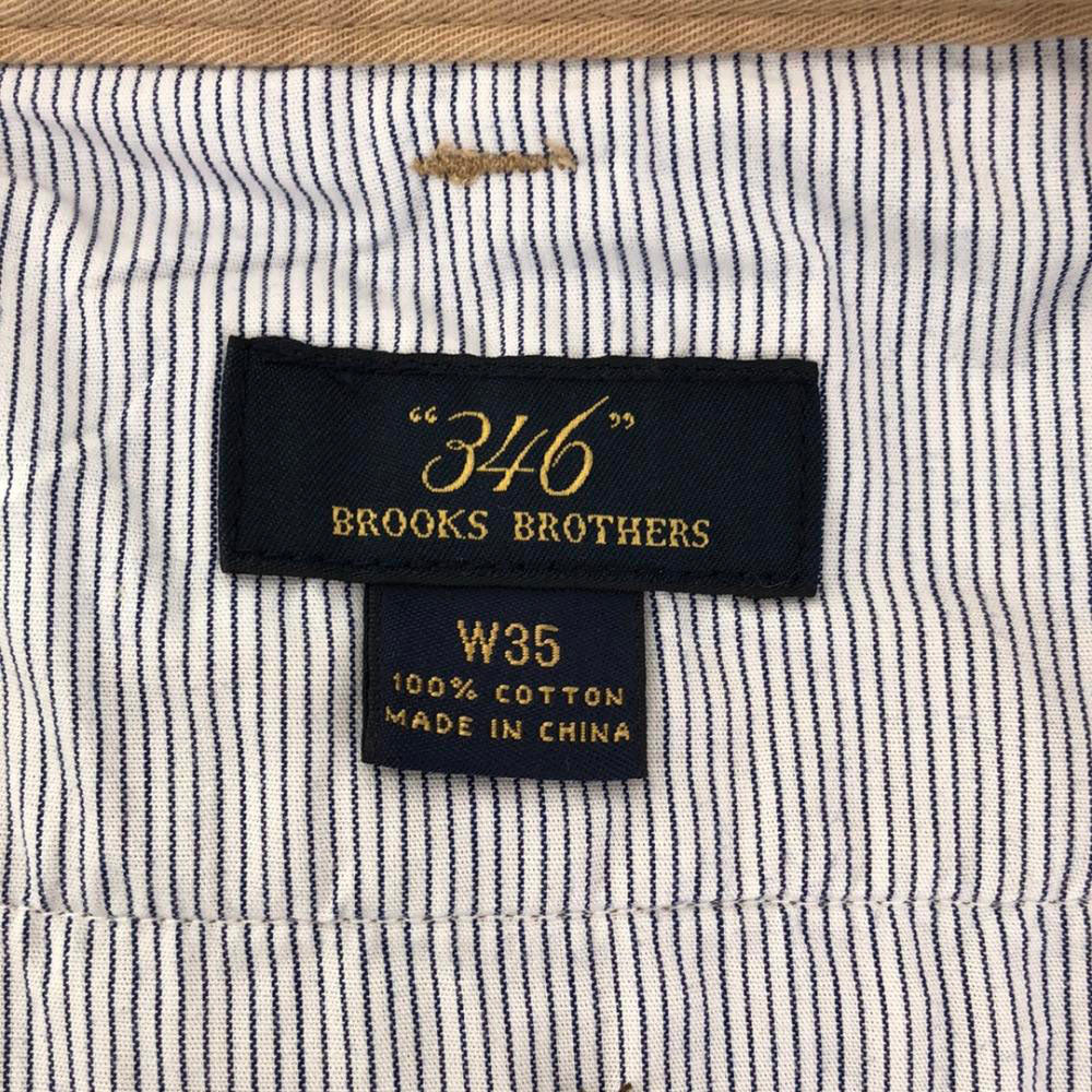 ブルックスブラザーズ コットンパンツ W35 ベージュ Brooks Brothers メンズ