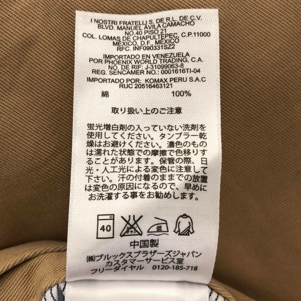 ブルックスブラザーズ コットンパンツ W35 ベージュ Brooks Brothers メンズ