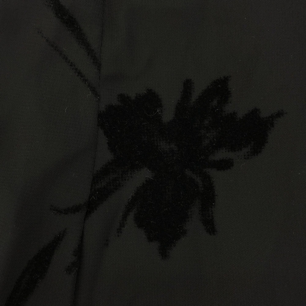 スナイデル 花柄 ロング丈 フレアスカート 0 ブラック SNIDEL SWFS231213 裏地付き レディース