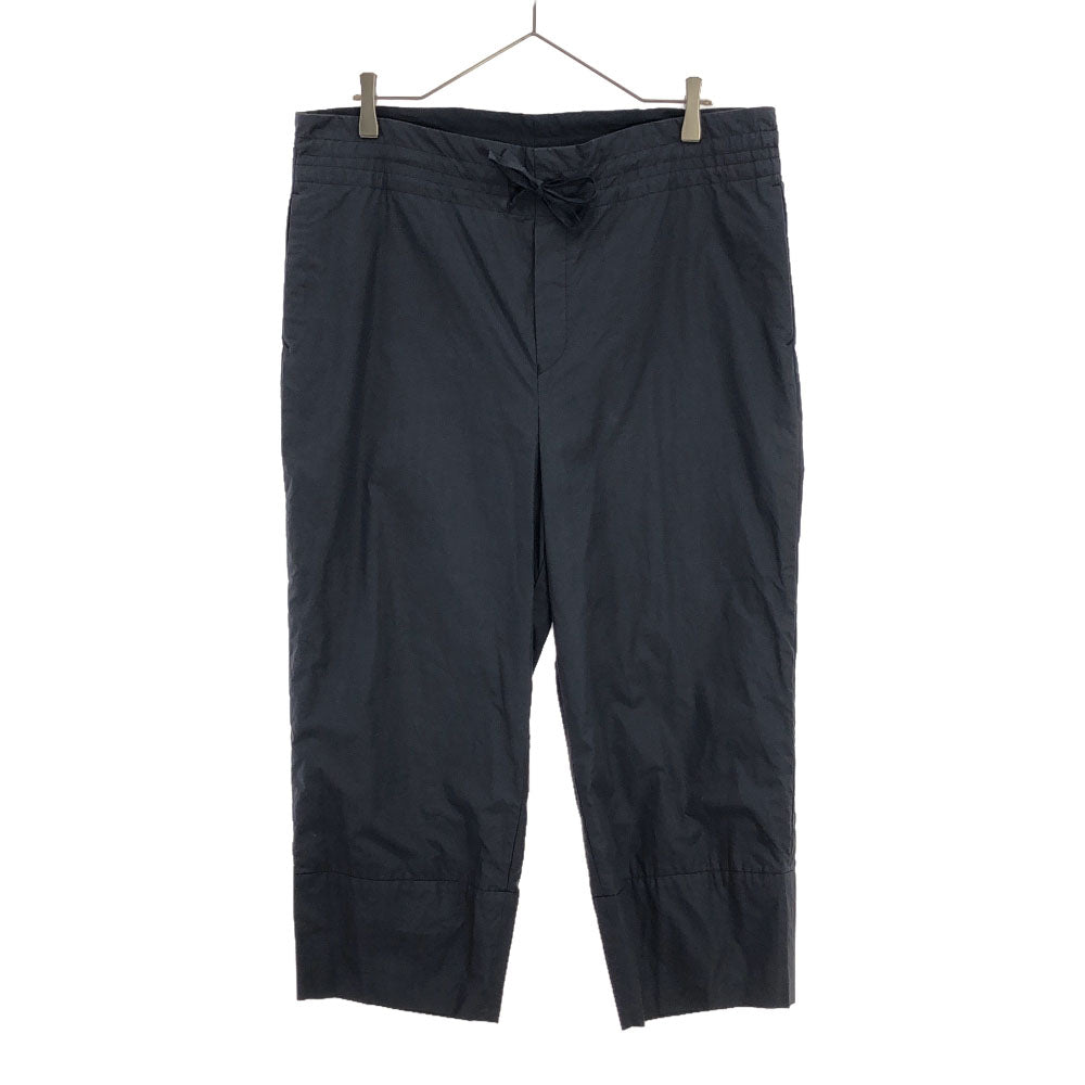 Drawer ドゥロワー 日本製 コットンパンツ 36 ネイビー レディース