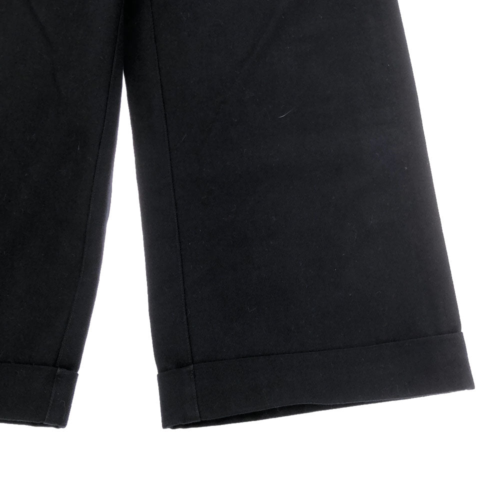 エムエイチエル ウールブレンド ワイドパンツ 1 ネイビー MHL. レディース