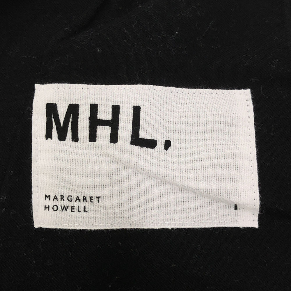 エムエイチエル ウールブレンド ワイドパンツ 1 ネイビー MHL. レディース