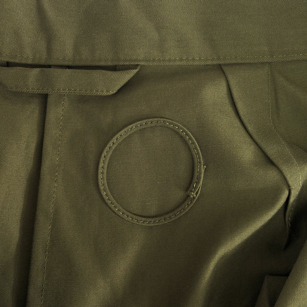 Lin Francais d`antan ランフランセダンタン 日本製 コットン タック パンツ 1 カーキ レディース