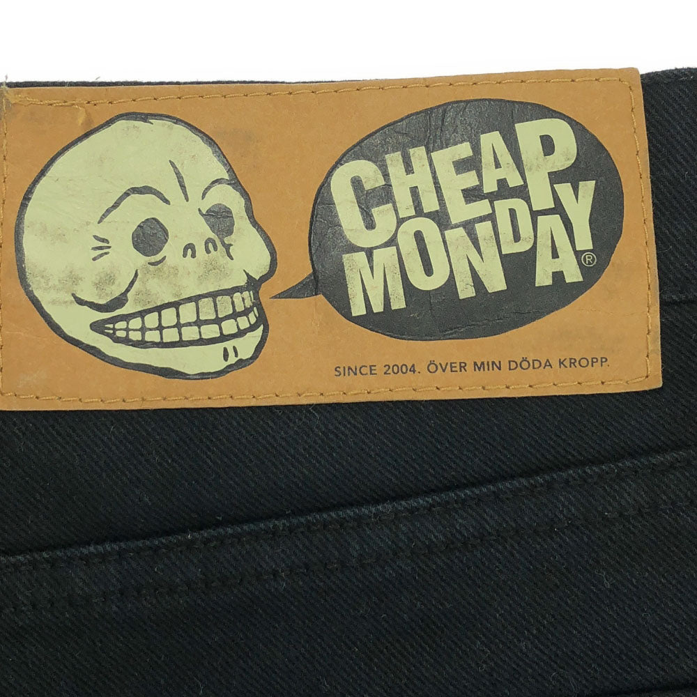 CHEAP MONDAY チープマンデー パンツ W29 ブラック メンズ