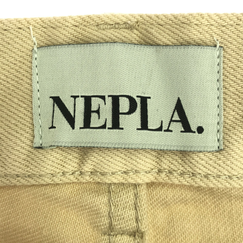 未使用 ネプラ 日本製 コットン ストレートパンツ w30 ベージュ NEPLA. メンズ
