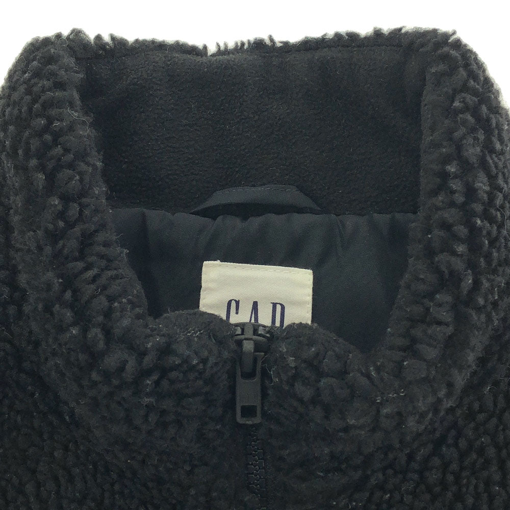 ギャップ ロゴ ボアジャケット M ブラック系 GAP メンズ