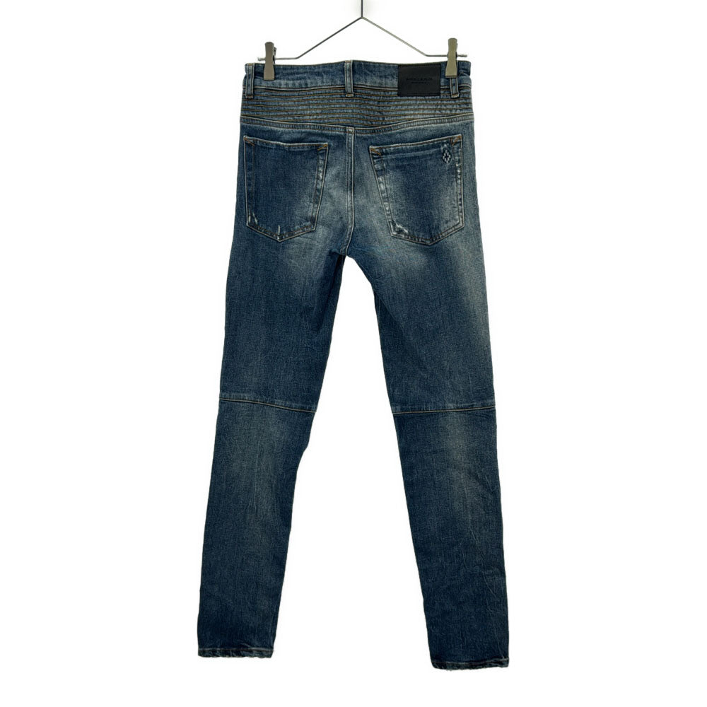 MARCELO BURLON マルセロバーロン イタリア製 スリムデニムパンツ w28 ジーンズ ボタンフライ メンズ