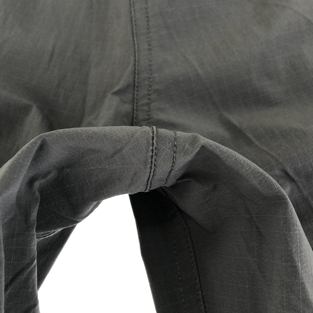 FJALLRAVEN フェールラーベン ロゴ刺繍 ナイロンパンツ M グレー レディース