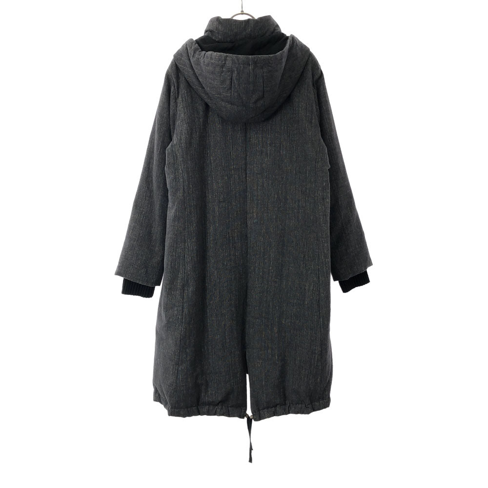 パドカレ ダウンコート 38 グレー pas de calais モッズコート レディース