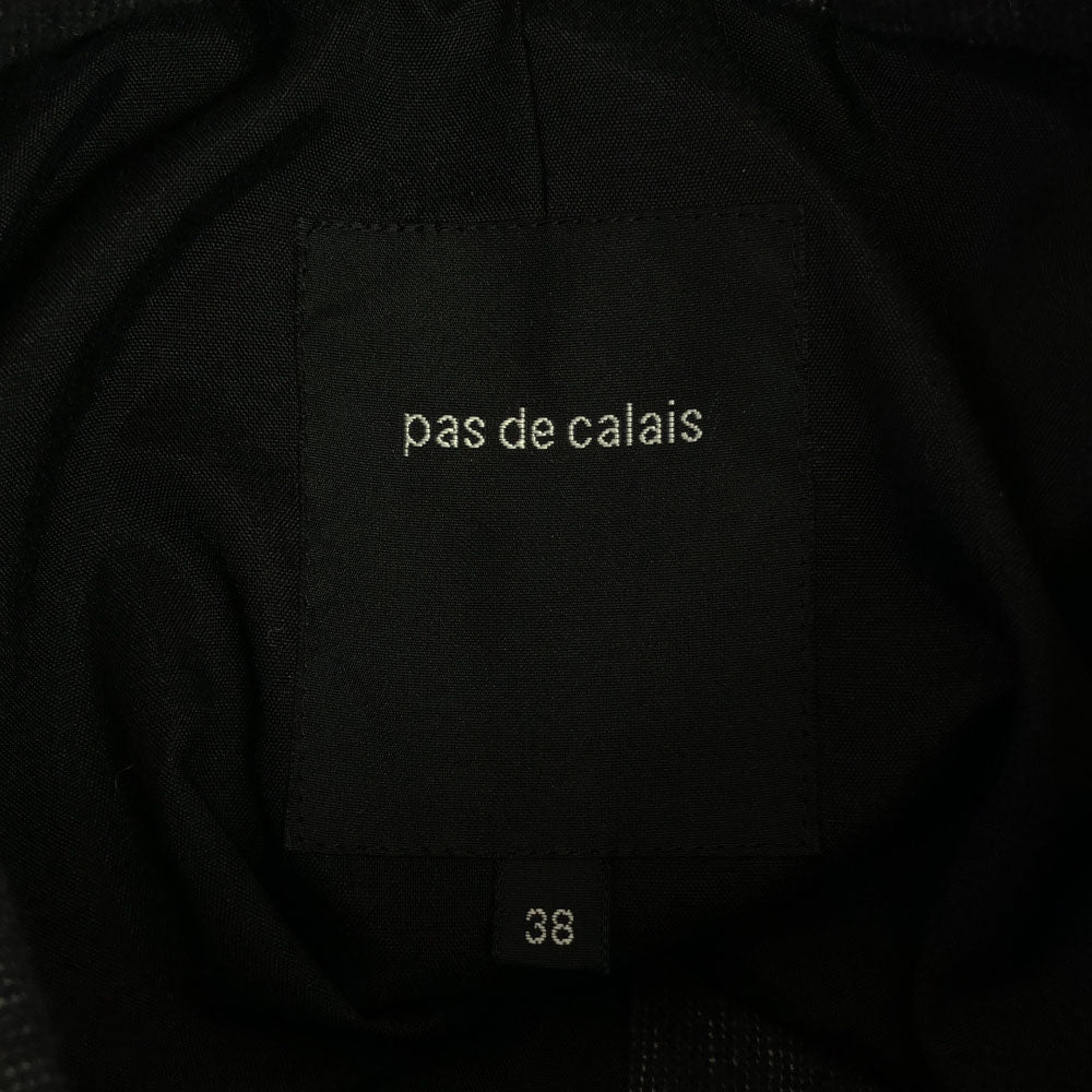 パドカレ ダウンコート 38 グレー pas de calais モッズコート レディース
