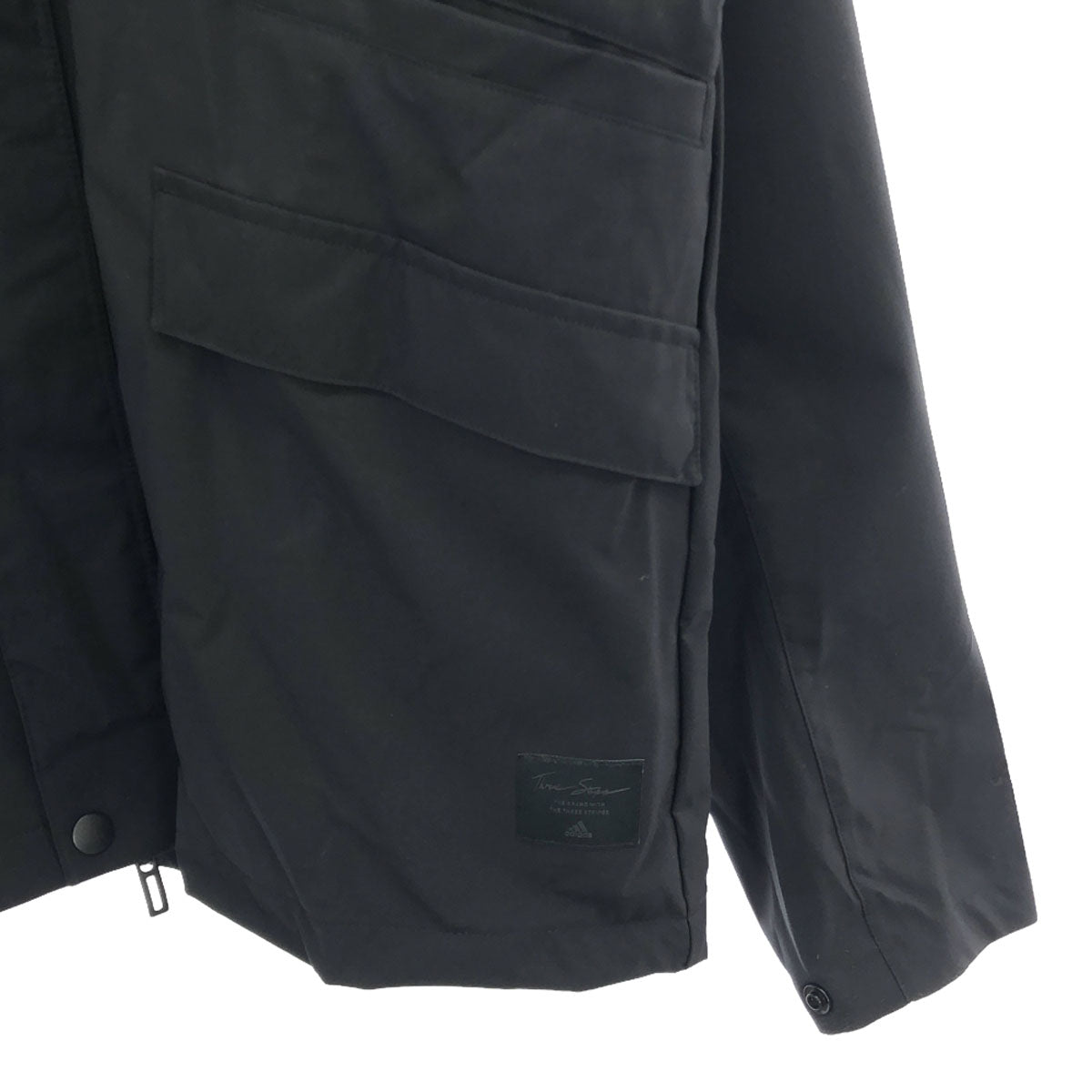 adidas アディダス フード付き ジップジャケット S ブラック メンズ