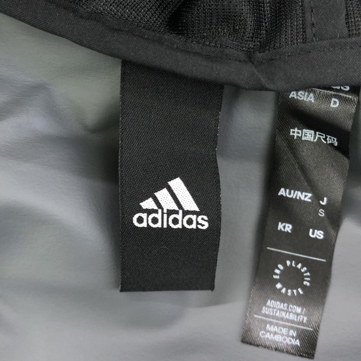 adidas アディダス フード付き ジップジャケット S ブラック メンズ