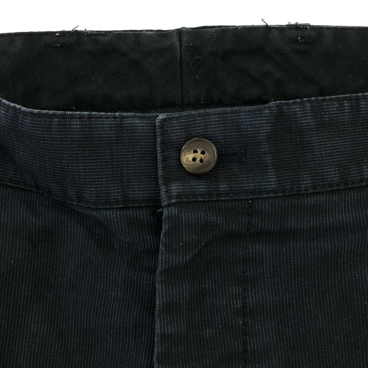 JOSEPH ABBOUD ジョセフ アブード コーデュロイパンツ w100 ブラック ビッグサイズ メンズ