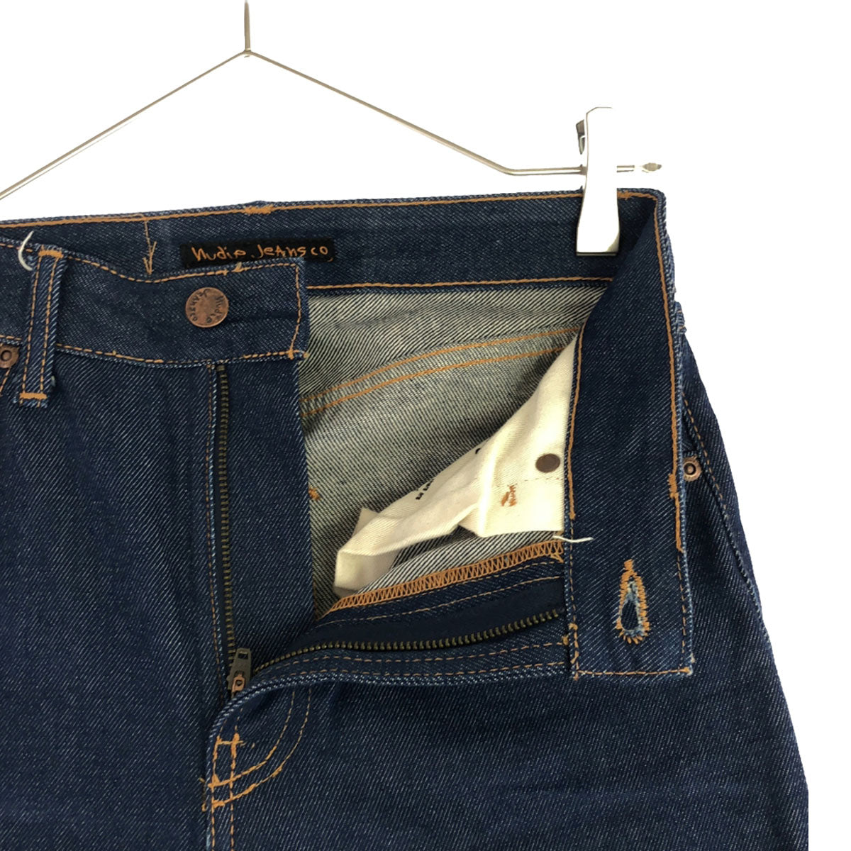 Nudie Jeans ヌーディージーンズ ストレートデニムパンツ w24 ジーンズ レディース