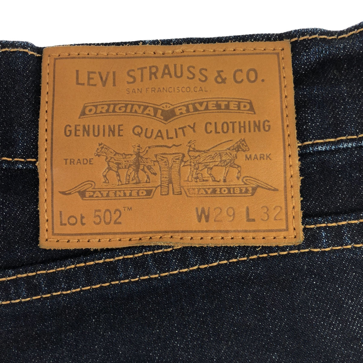 Levi's リーバイス 502 ストレートデニムパンツ w29 ジーンズ メンズ