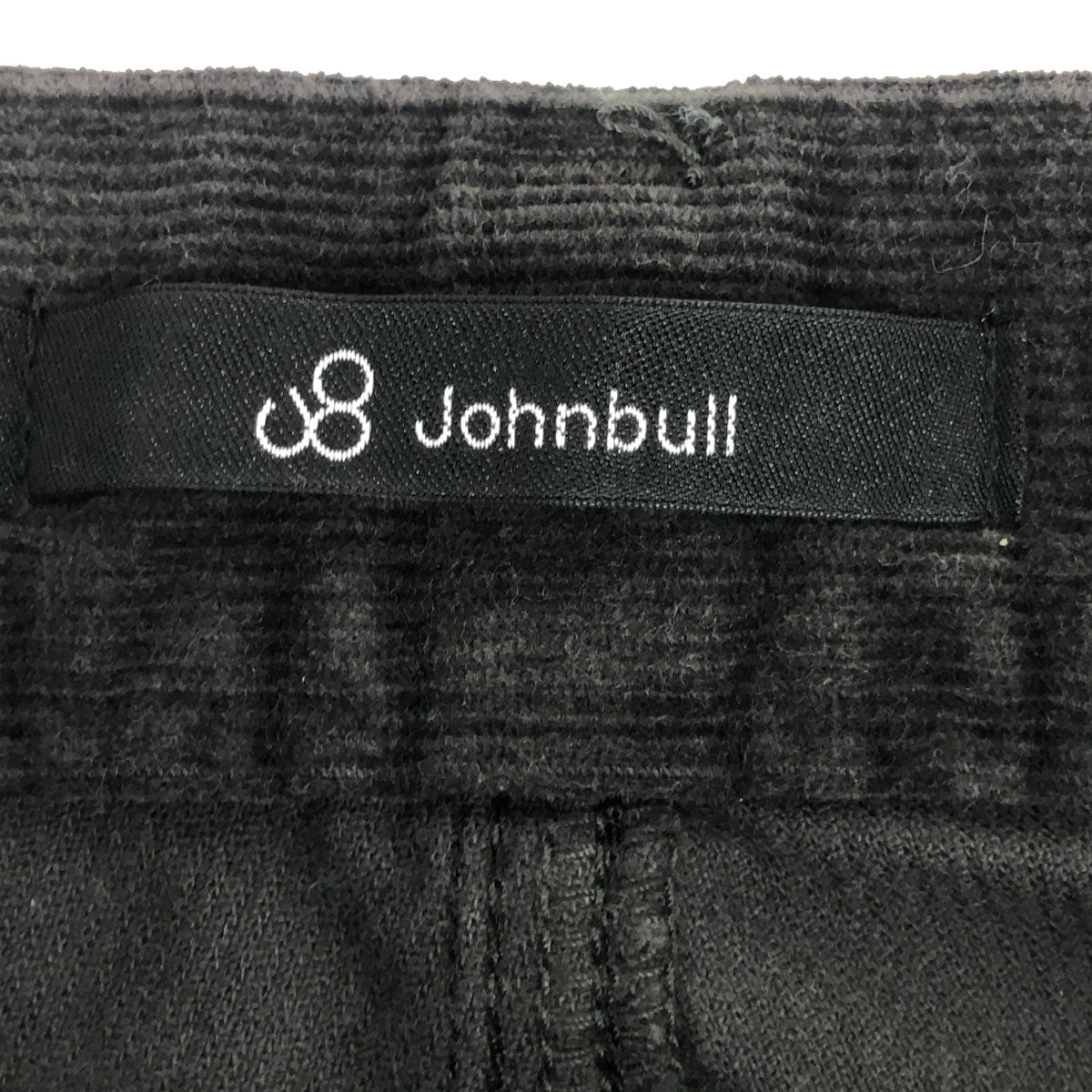 Johnbull ジョンブル 日本製 ロゴスタンプ ストレート コーデュロイパンツ S グレー系 メンズ