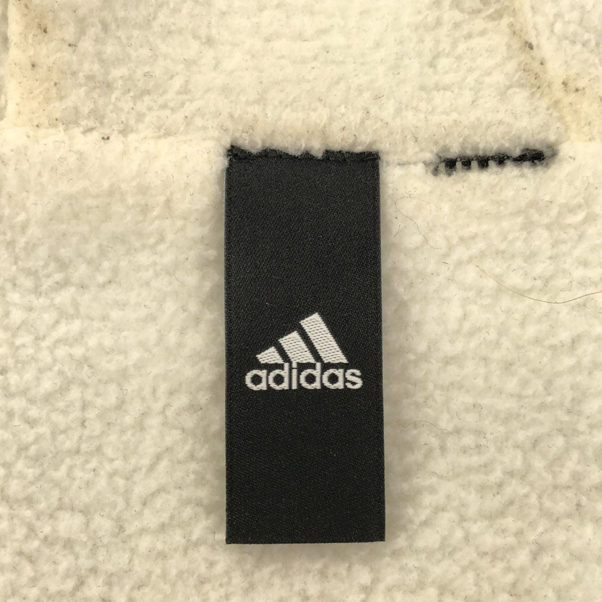 adidas アディダス ロゴ刺繍 長袖 ジップパーカー グリーン 裏ボア メンズ