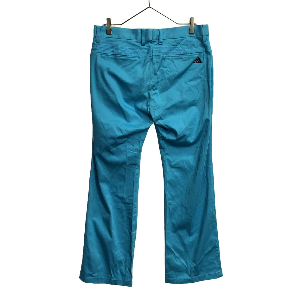 adidas アディダス ロゴ刺繍 ロングパンツ 85 ブルー メンズ