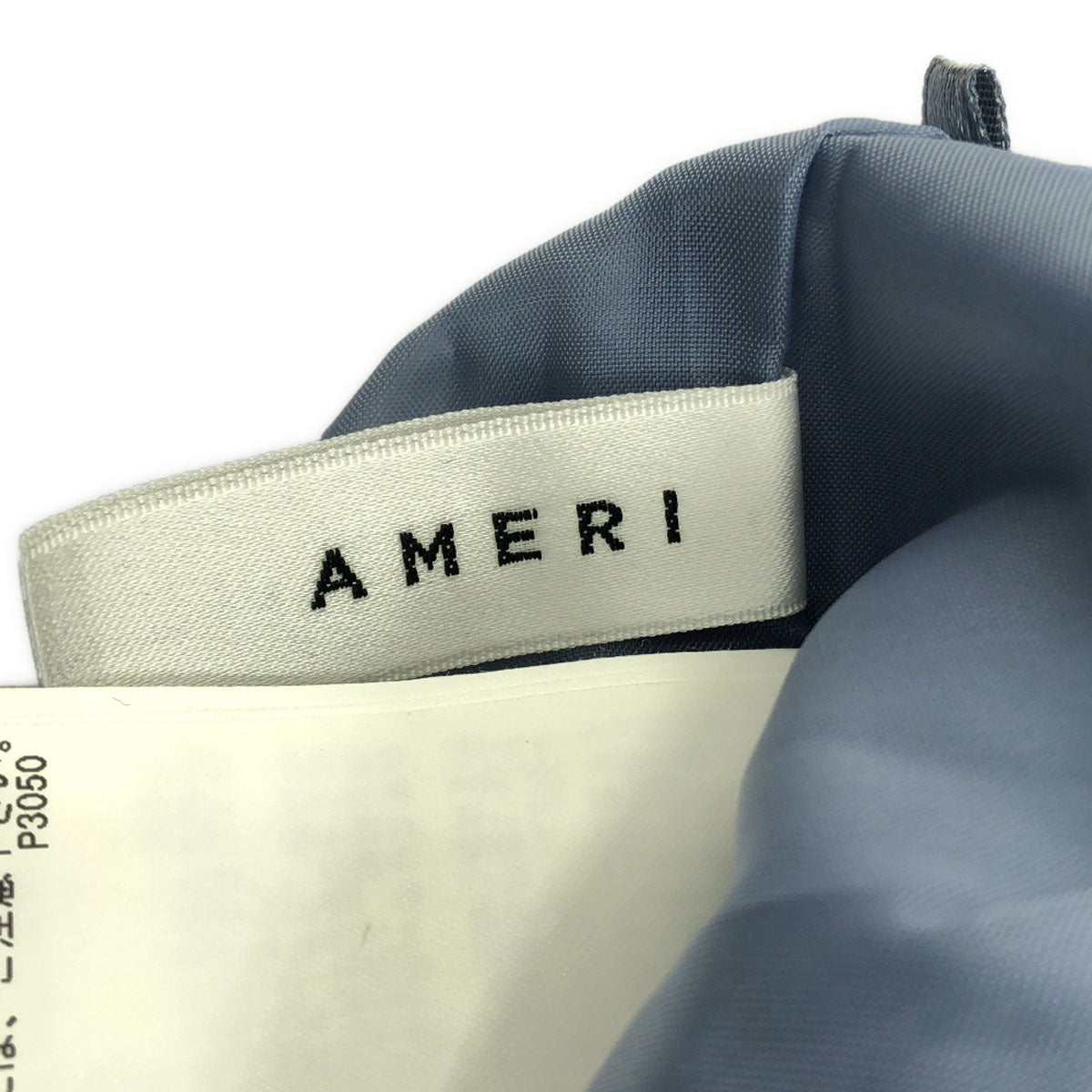 AMERI UNDRESSED アメリ タック テーパードパンツ S ブルー センタープレス レディース