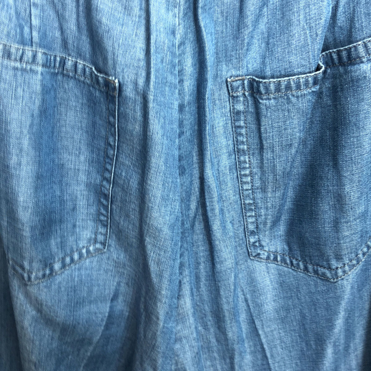 AMERI UNDRESSED アメリ ワイドパンツ M ブルー レディース