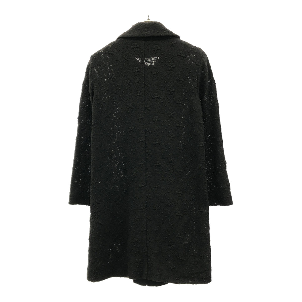 SEE BY CHLOE シーバイクロエ 花柄 コート 38 ブラック 裏地なし レディース