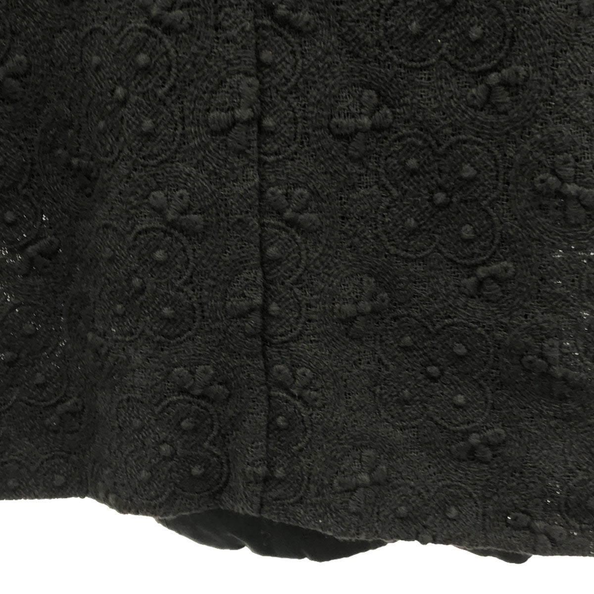 SEE BY CHLOE シーバイクロエ 花柄 コート 38 ブラック 裏地なし レディース