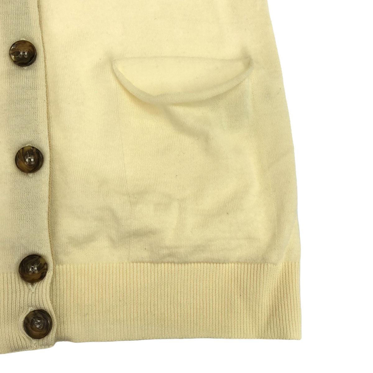 SEE BY CHLOE シーバイクロエ イタリア製 ウール 長袖 Vネック カーディガン アイボリー レディース