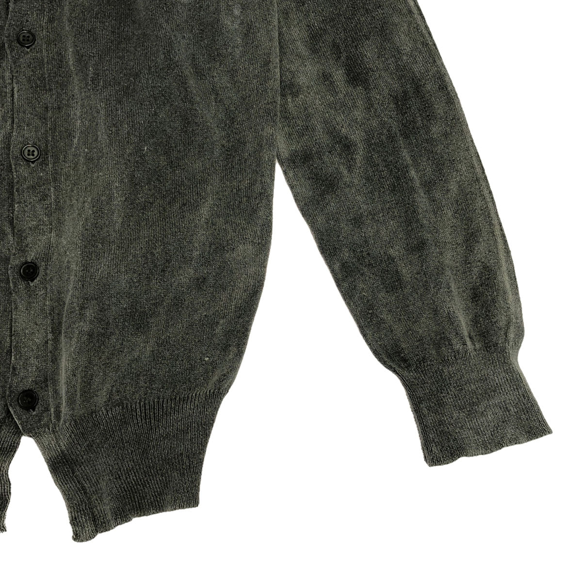 Y's ワイズ 長袖 コットン カーディガン 2 グレー系 メンズ