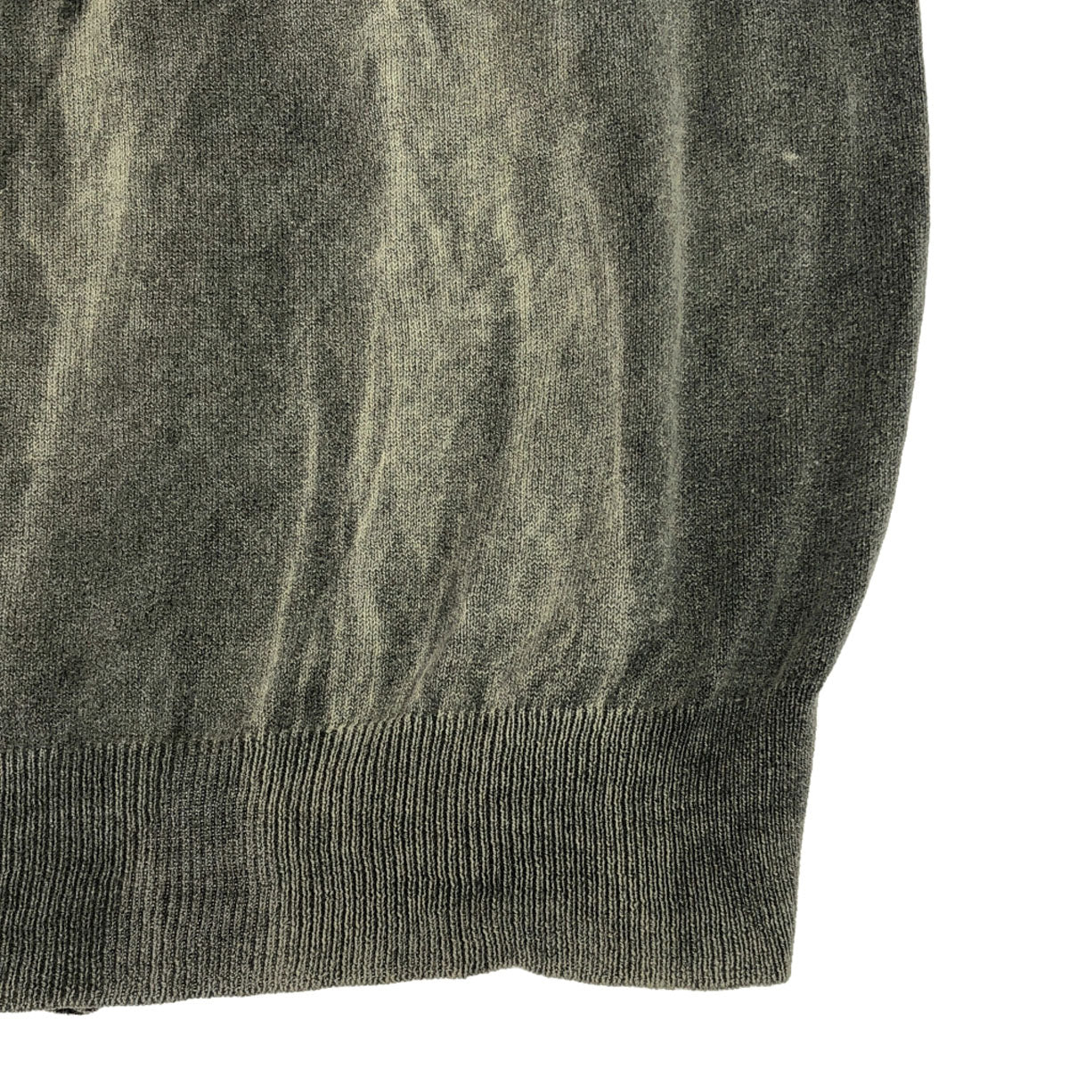 Y's ワイズ 長袖 コットン カーディガン 2 グレー系 メンズ