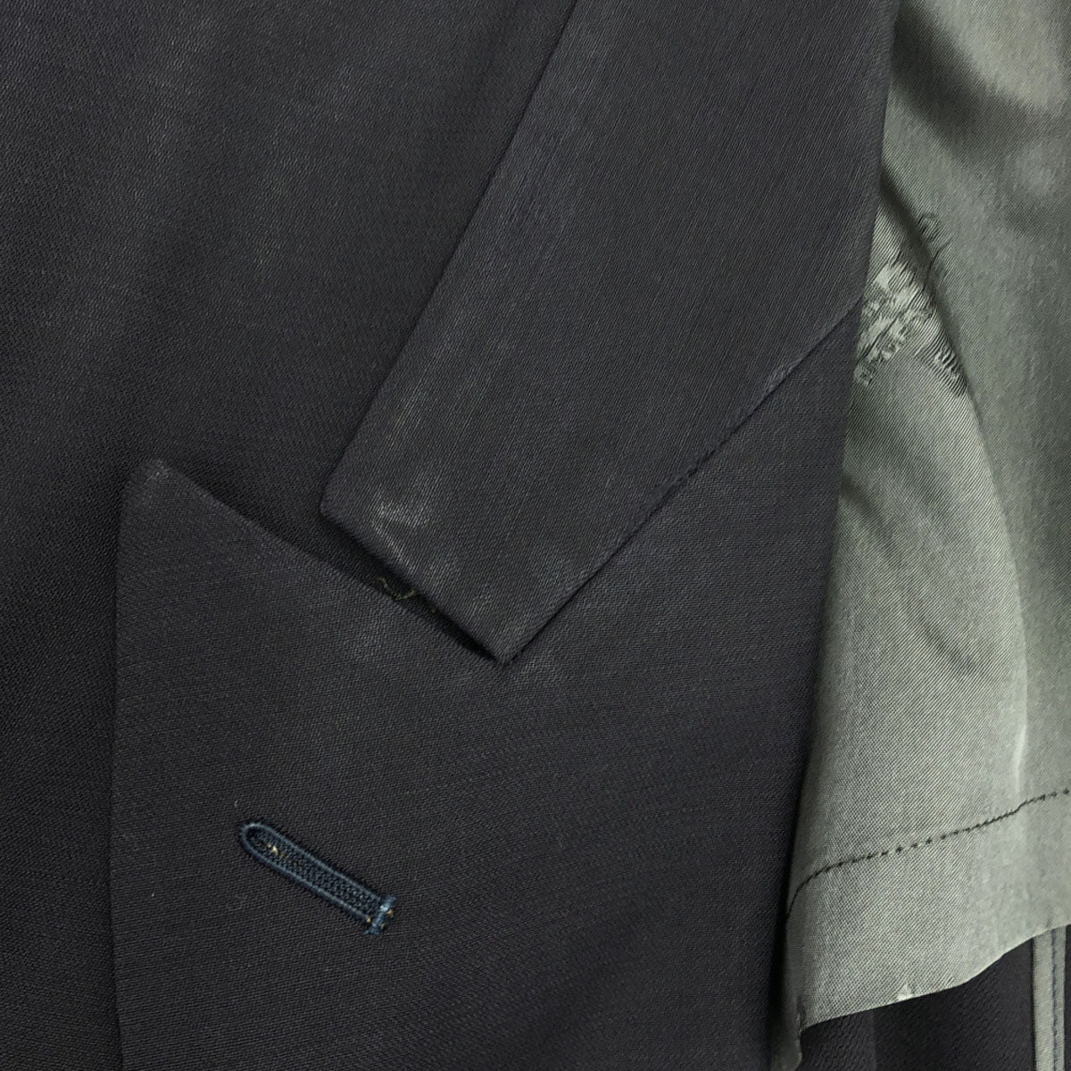 Givenchy ジバンシー 90s オールド テーラードジャケット ネイビー系 サイドベンツ メンズ