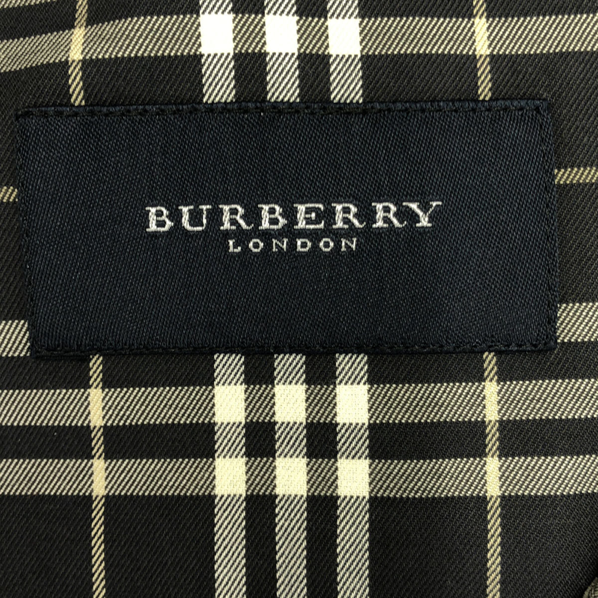BURBERRY LONDON バーバリーロンドン 日本製 三陽商会 コーデュロイ ジップ ベスト F グレー 裏チェック メンズ