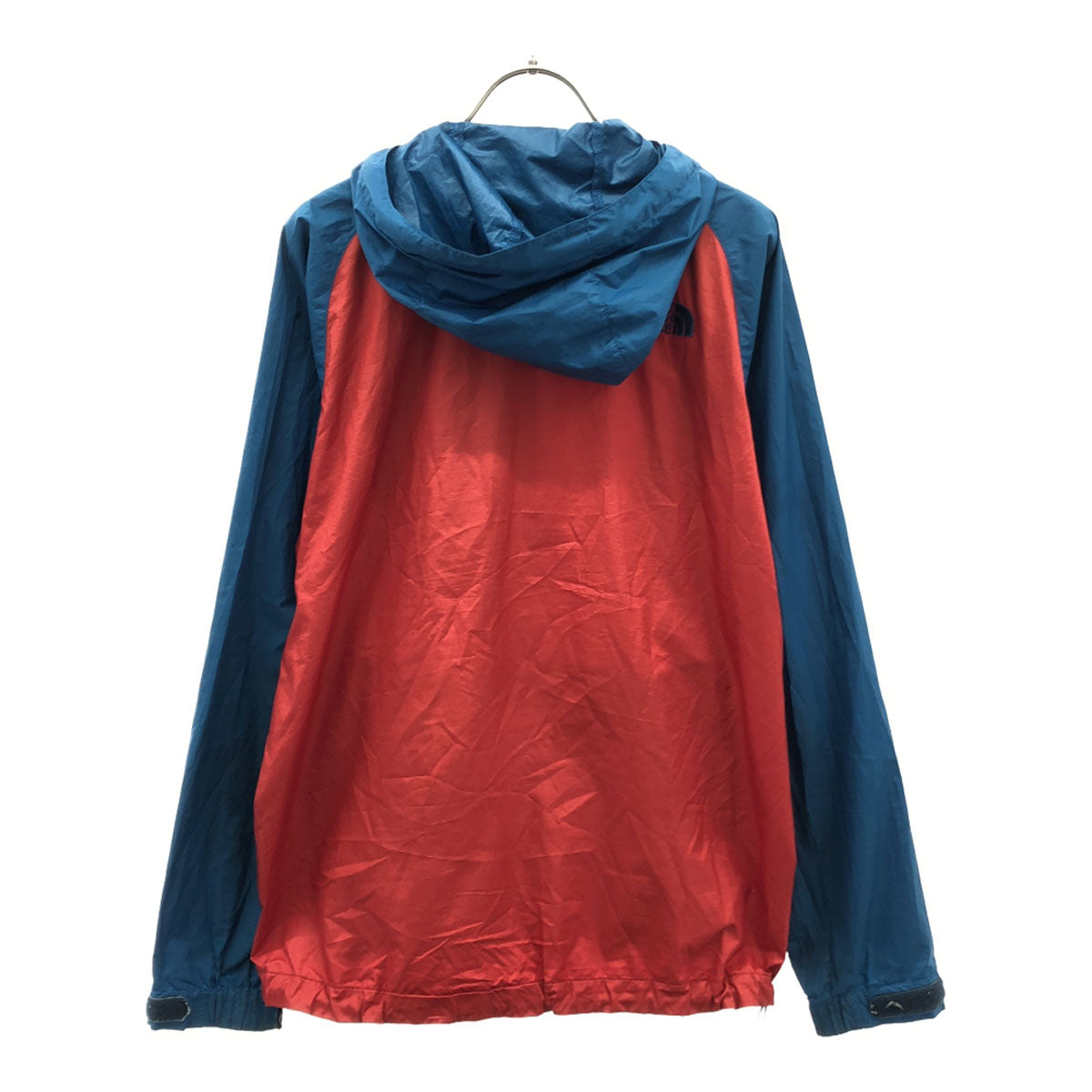 THE NORTH FACE ザノースフェイス ロゴ刺繍 マウンテンパーカー M ネイビー×レッド アウトドア NP21229 メンズ