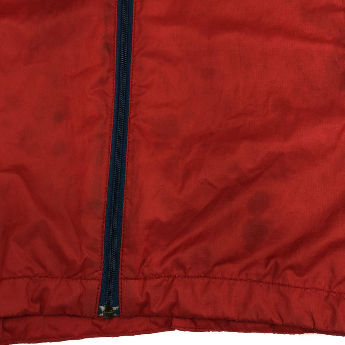 THE NORTH FACE ザノースフェイス ロゴ刺繍 マウンテンパーカー M ネイビー×レッド アウトドア NP21229 メンズ