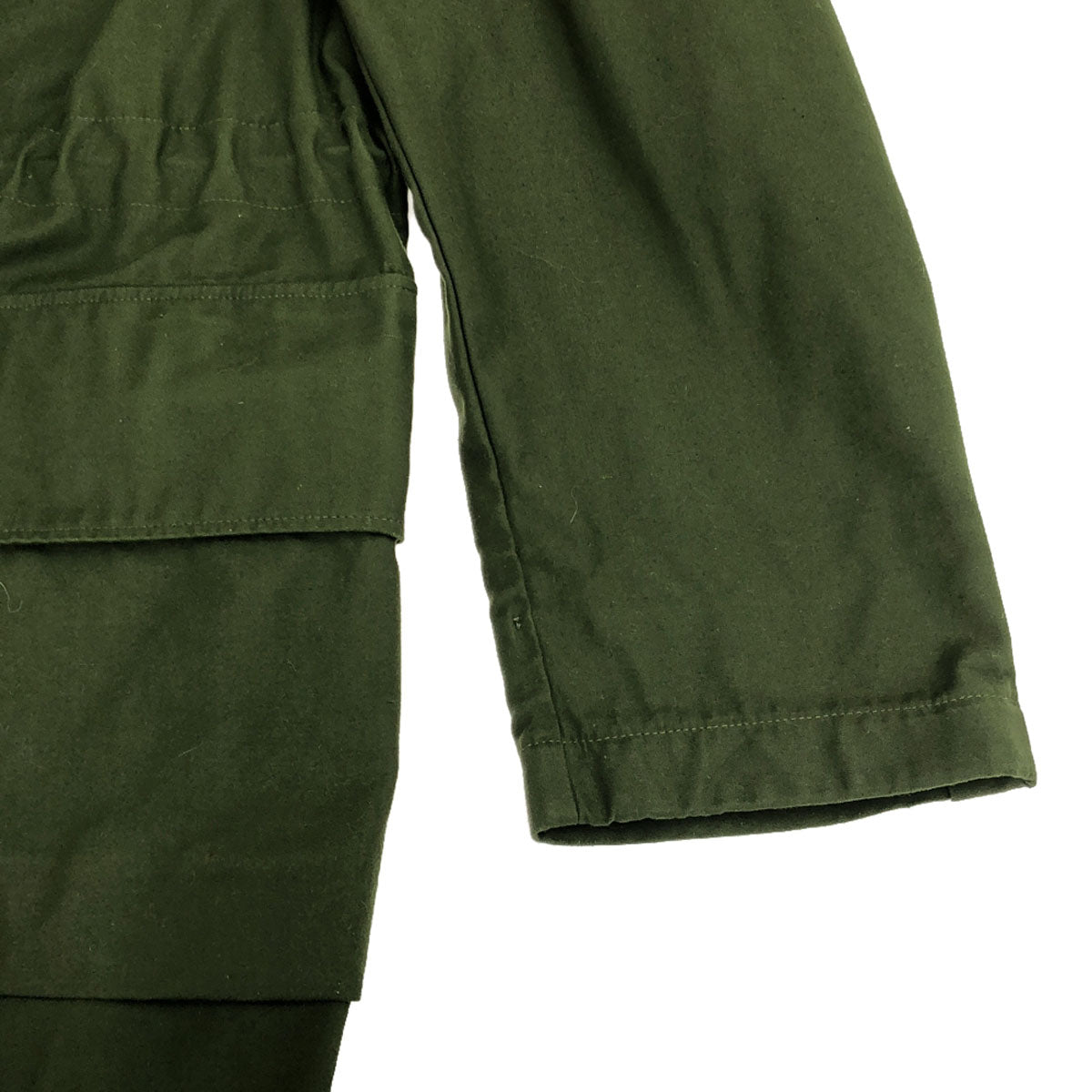 SWEDENISH ARMY スウェーデン軍 70s ヴィンテージ ノーカラー ミリタリーコート カーキ メンズ