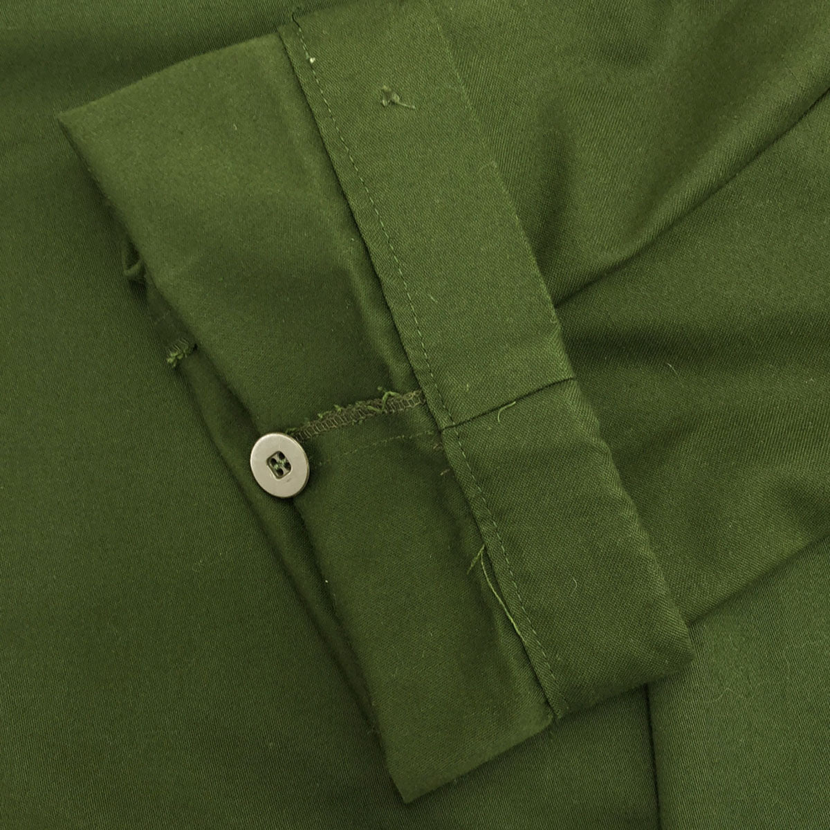 SWEDENISH ARMY スウェーデン軍 70s ヴィンテージ ノーカラー ミリタリーコート カーキ メンズ